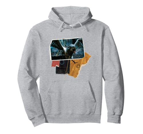 Image of Harry Potter Buckbeak Photo Collage Pullover Hoodie