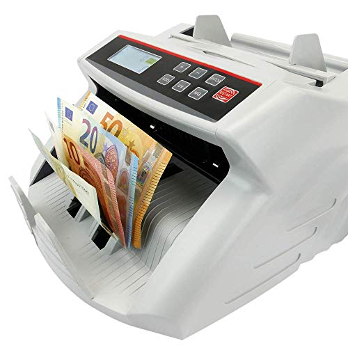 PrimeMatik - Contador de Billetes con Detector de Billetes Falsos UV MG1 MG2 PrimeMatik - Contador de Billetes con Detector de Billetes Falsos UV MG1 MG2