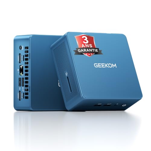 GEEKOM Mini PC IT12, Intel i5-12450H Mini Ordinateur de Bureau (8 cœurs...