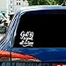 God is Good All The Time - Inspirational Car Decal - Faith Quote Vinyl Sticker - Religious Outdoor Decoration - Durable Waterproof Style - Unique Long Lasting Spiritual Vinyl Sticker