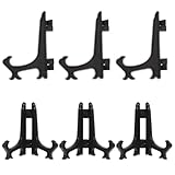 VICASKY 6 Stück Kleiner Acryl Münzhalter Ständer Kompakte Kleiner Staffelei Präsentationsständer aus Robustem Acryl für Sammlermünzen Tisch und Messestand Dekoration