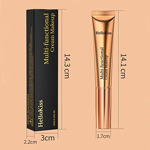 Paminify Contour Beauty Wand,Liquid Face Contouring With Cushion Applicator,Shading Bronzer Stick Natural Matte Finish,Lightweight Blendable Nourishing Cream Contour Stick, Cruelty-Free,Medium #TOP6