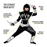 Zoom IMG-2 morph costume ninja bambino argento Zoom IMG-2 morph costume ninja bambino argento