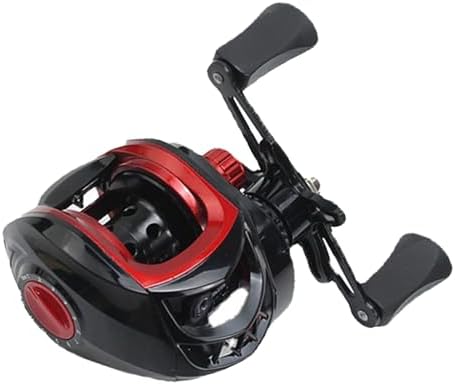 Baitcaster Reel, 7.2:1 Gear Ratio,18LB Braking Force, Anti-Explosion Line Function Fishing Reel, Universal Long Cast Baitcasting Reel for Salt, Freshwater (Right Hand)