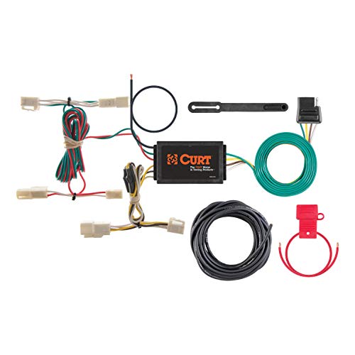 CURT 55563 Vehicle-Side Custom 4-Pin Trailer Wiring Harness for Select Lexus RX 330, Lexus RX 350