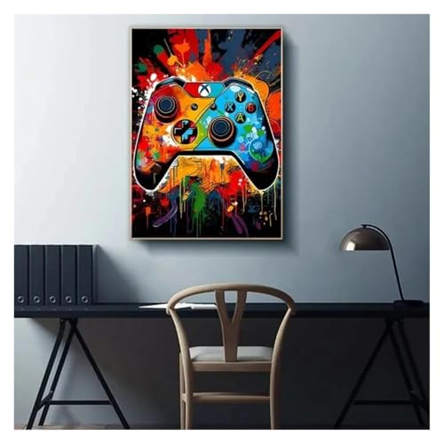 Décoration de maison moderne avec ce tableau de jeu graffiti - 3