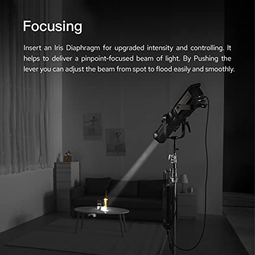 Ficha técnica Godox VSA-26K Accesorio de Foco de 26° para monoluz de luz LED con Montaje Bowens y Juego de GOBO Modificador de Lente de proyección para Flash monoluz de Estudio con Montaje Bowens y Luces LED - Fernando Cortés