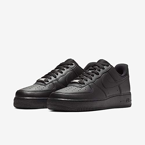 Nike [315115-038] AIR Force 1 '07 Womens Shoes Black | Image 6