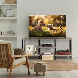 Luplom 50 Inch TV Stand for Bedroom Rustic Grey TV Entertainment Center — photo 5 of 6