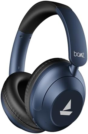 boAt Rockerz 650 Pro, Touch/Swipe Controls, Dolby Audio, 80Hrs Battery, 2Mics ENx, Fast Charge, App Support, Dual Pair, Bluetooth Over Ear Headphones with Mic(Starry Night)