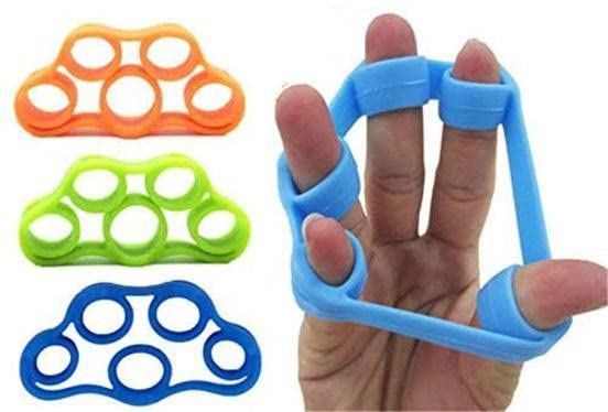 GADGETSWRAP Finger Stretcher (Set of 3) Hand Resistance Bands Exerciser Finger Grip Random Color Orange Green Blue (B09YH4GL72) Amazon Price History, Amazon Price Tracker