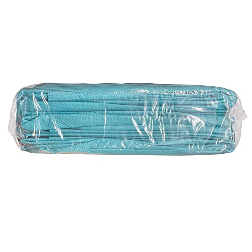 Amz Medical Supply Disposable Lab Coat Large, Pack Of 10 Teal Blue Disposable Lab Coats For Adults, 45 Gsm Sms Painting Lab Coat Disposable With 3 Pockets, Snaps, Cuffs, Unisex Lab Coats Disposable #TOP4