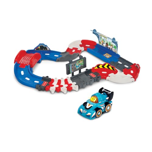 VTech - Tut Tut Bolides Circuit Pit Stop - Circuit Enfant F1 avec Voiture de Course, Siméon Super Champion, 1 Zone Magique - Cadeau Enfant de 1 an à 5 Ans -...