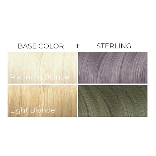 Image of ARCTIC FOX Semi-Permanent Dye Sterling - Vegan Ammonia-Free - 2x4 fl oz