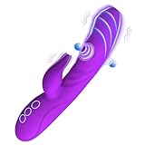 Vibradorador Mujer Juguetes Eróticos para Pareja Sexuales Silencioso Dildo Realista Vibrador con 10 Modos Vibradores Consoladores.. para Mujer con Vibración Vibradorador Clítoris Potente, A26011205