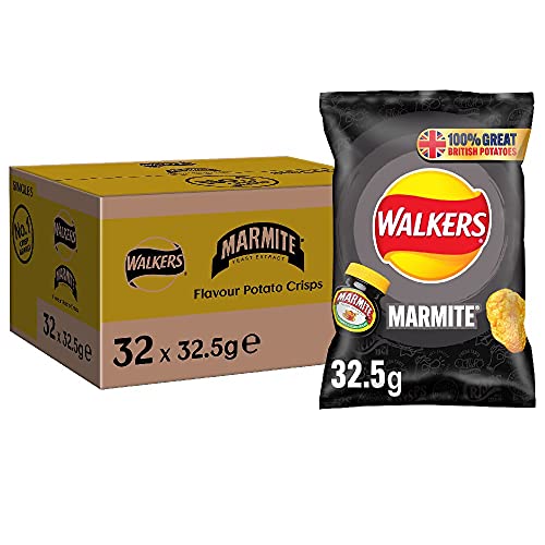 Walkers Marmite Crisps Box 32.5 g (Case of 32)