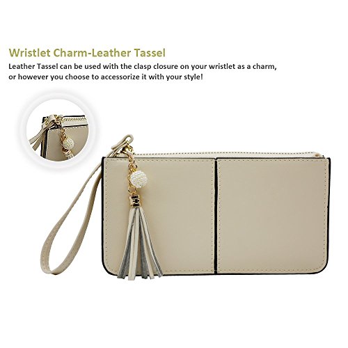 Befen, Borsetta da polso donna marrone Beige