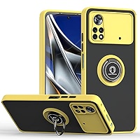 XINYEXIN Handyhülle Für Xiaomi Poco M4 Pro 4G - Mit 360° Ring-Ständer & Magnetischer Halterung