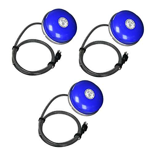 Farm Innovators Cast Aluminum 1250 Watt Convert-Able Floating and Submergible Tank De-Icer w/Chew Proof Cord and Self Regulating Thermostat (3 Pack)