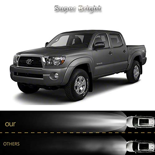 Gohati Replacement Headlights Assembly Gtytc05-G2 For 2005-2011 Tocama Pickup With Black Housing Amber Reflector Clear Lens Oe Style Headlamps For Driver And Passenger Side Oe 81150-04163 81110-04163 #TOP4