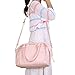 Aitbags Purses and Handbags for Women Tote with Shoulder Strap Big Crossbody Bag Pink
