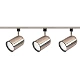 Nuvo Lighting TK342 Transitional Three Light Track Kit from Track Lighting Kits Brushed Nickel Collection in Pwt, Nckl, B/S, Slvr. Finish, 48.00 inches