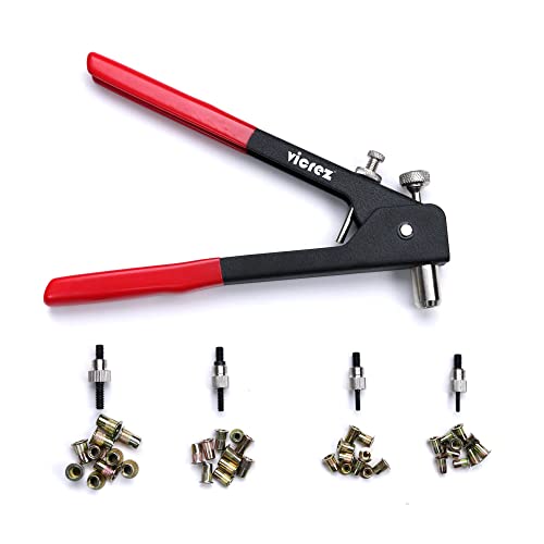 Vicrez vzt109 Rivet Gun Nut Tool w/Threaded Insert Riveter Kit