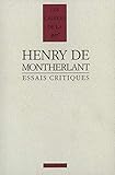 Essais critiques (Les cahiers de la NRF) (French Edition)