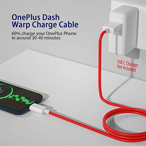 Apetoo Usb A To Usb C Cable For Oneplus 10 Pro,2-Pack 6Ft Type C Charger Warp Charge Dash Charge Usb C Cable 4A Usb-C Super Fast Charging Cord For Oneplus Nord,8 Pro,8,7T Pro,7T,7,6T,6,5T,5,3T,3 - Red #TOP1