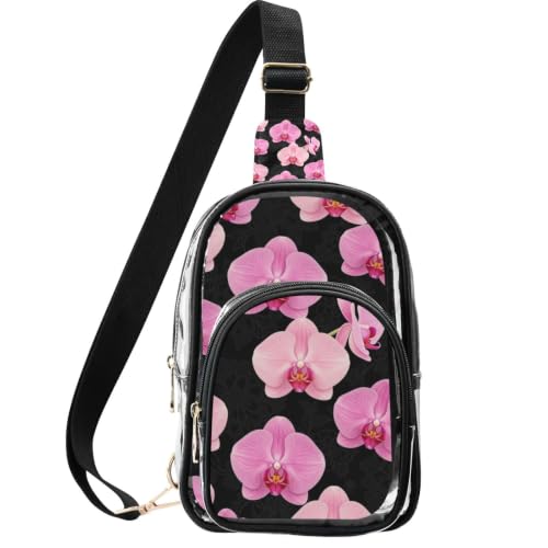 Bolso cruzado transparente para hombre que agiliza el acceso de seguridad