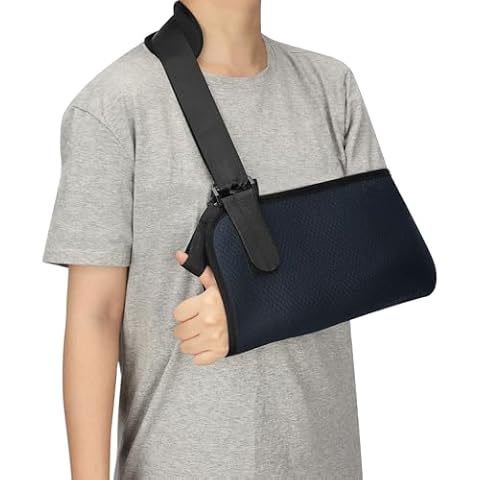 supregear Arm Sling, Lightweight Adjustable Breathable Support Strap for Rotator Cuff, Shoulder Injury, Broken & Fractured Bones Mesh Brace for Arm Wrist Elbow, Padded for Left and Right Arm Men Women Cover