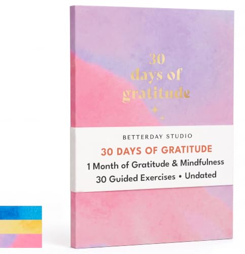 Image of 30 Day Gratitude Journal for Women, Self-care Mindfulness Positivity Diary