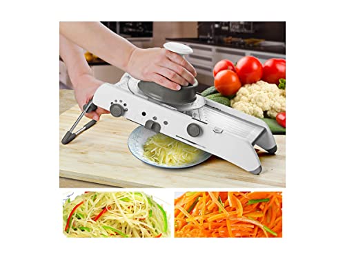 Mandoline Profissional Cortador Fatiador Legumes Frutas Inox