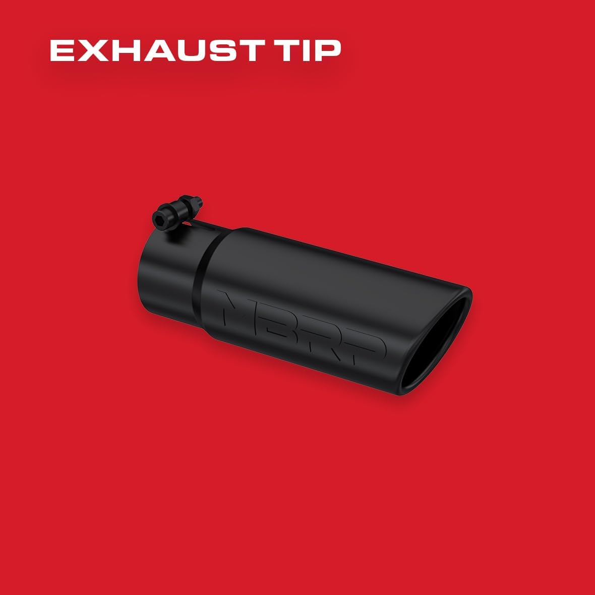 MBRP T5115BLK 3.5" O.D. Angled Rolled End Exhaust Tip (Black Coated)