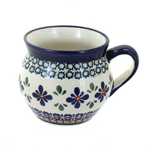 Taza campana de cerámica 8 oz Blue Rose Pottery miniatura 1