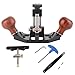 Router Plane, Aluminum Alloy Adjustable Blade Handheld Woodworking Tool Wood Planer Shaver with Depth Stop for Joinery & DIY Projects