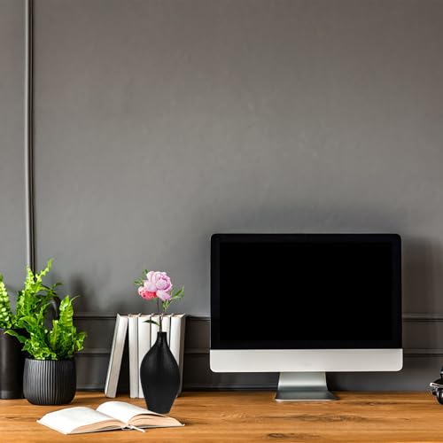Jarrón de cerámica negro para decoración interior de salones modernos 7
