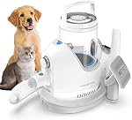 Neakasa P2 Pro Dog Grooming Kit, Dog Clippers Vacuum Suction 99% Hair, Pet Grooming with 5 Proven Grooming Tools, 2L Large-Capacity Easy Empty Dustbin for Dogs Cats Animals (Blue-white)