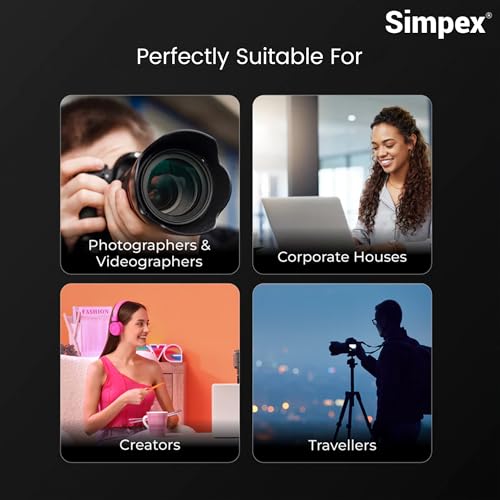 Image of Simpex (128GB V3.0) Metal Body 128GB Storage 3.0V Dual Drive Flash Drive, USB-A &Pen Drive, X-Ray & Temperature Resistant, Use with Smartphones, Tablets, Macs & USB-A Computers