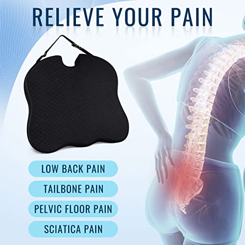 Cotaza Memory Foam Car Seat Cushion For Driving, Vehicle Truck Seat Cushion For Driving, Adult Booster Seat For Car Trunk, For Sciatica Tailbone Pain Relief, Wedge Pillow For Car Driver Seat #TOP2