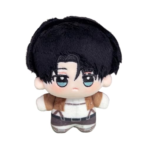 Zhongkaihua Levi - Cojín de peluche con colgante de anime de 12 cm, de algodón, para bolsa de coche, llavero para el hogar, adorno colgante para fanáticos