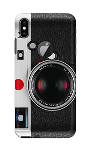 Image of Printed Hard Back Cover Case for Apple iPhone Xs Max Logo View Back Cover (Vintage Camera) -1302