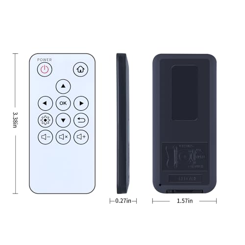 Télécommande rechange ViewSonic M1 mini projecteur VS18039 PZL - 3