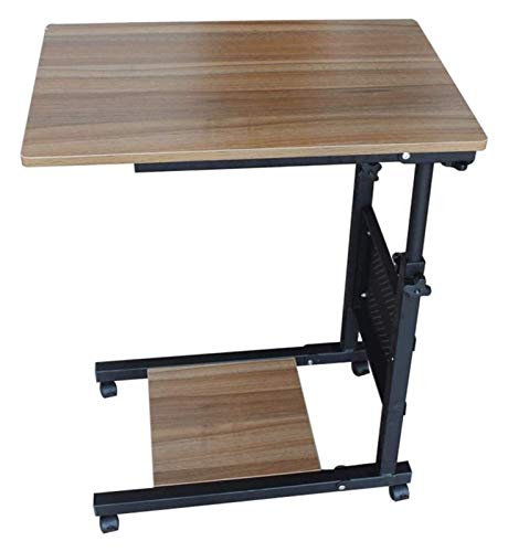 Table de lit extensible roulante et réglable en hauteur pour ordinateur
