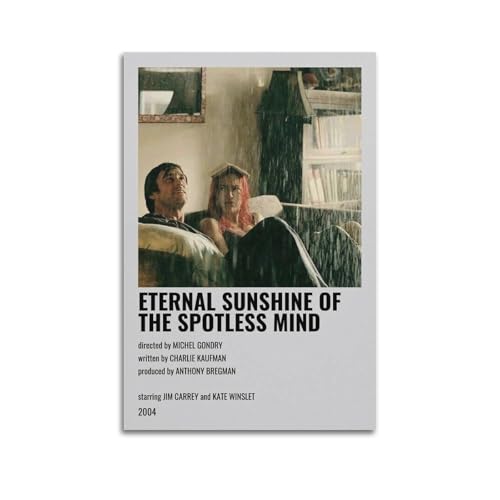 WQMP Poster du film Eternal Sunshine of The Spotless Mind - Impression sur toile - Décoration pour chambre à coucher, bureau, chambre - Cadeau - 20 x 30 cm