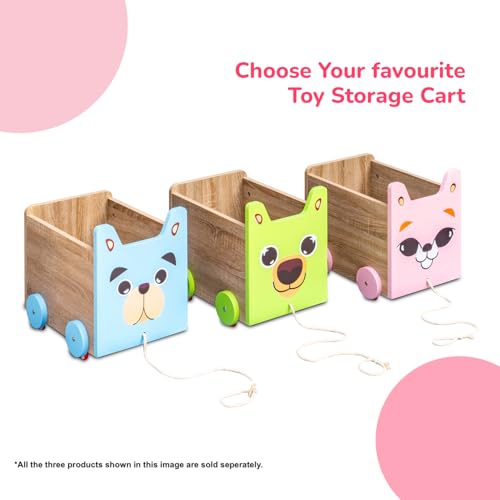 Image of Alex Daisy Toy Storage Box /Cart (Pink)