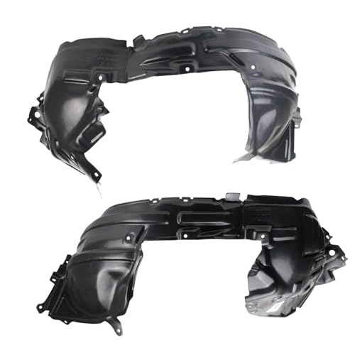 Image of TRQ Front Driver and Passenger Side Inner Fender Liner Set Compatible with 2015-2016 Nissan Juke Nismo RS 2011-2014 Juke