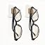 FINDAMAZE Rangement Lunette de Soleil en Bois Presentoir Lunettes,Organisateur de Lunettes 9 Fents Support Lunette,Décoration D'intérieur,Blanc-1pcs-long FINDAMAZE Rangement Lunette de Soleil en Bois Presentoir Lunettes,Organisateur de Lunettes 9 Fents Support Lunette,Décoration D'intérieur,Blanc-1pcs-long