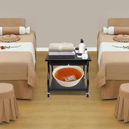 Carrito para Pedicure con Respaldo Ajustable y Ruedas miniatura 4