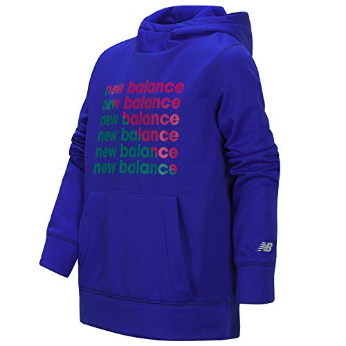 New Balance Kids Girls' Little Graphic Hoodie, uv Blue, 4